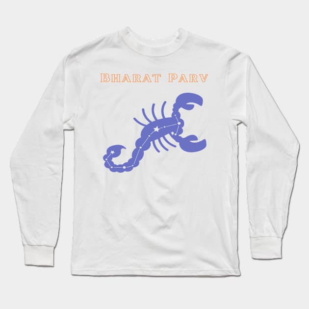 Bharat Parv - Scorpio Long Sleeve T-Shirt by Bharat Parv